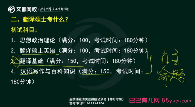 2023考研翻译硕士:文都,全集百度网盘下载|巴巴育儿